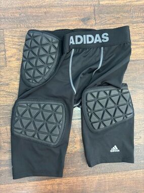 Adidas Youth Techfit 5 Pad Integrated Football Girdle Kids Size Xlarge Black